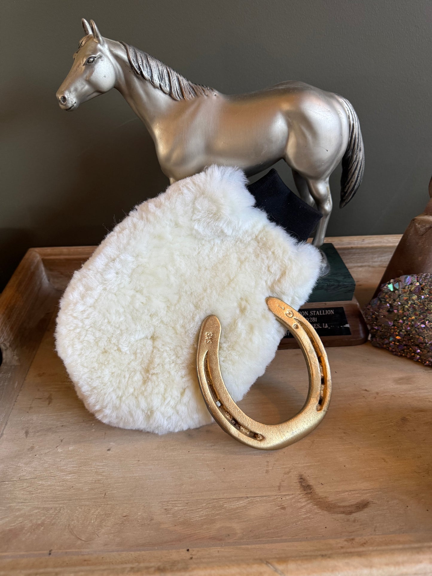 Premium Sheepskin Grooming Mit