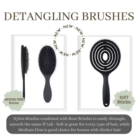 Detangling Brushes for the Mane & Tail