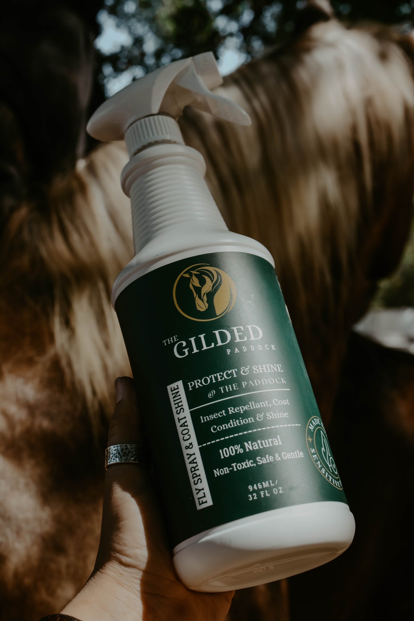 100% Natural Fly Spray & Coat Shine