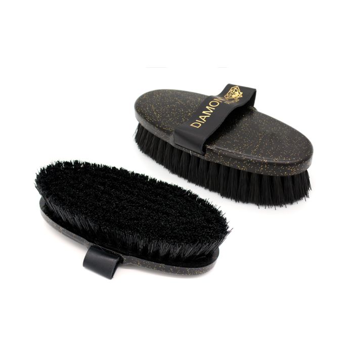 Haas Diamond WURZEL Horse Hair Medium/Firm Body Brush