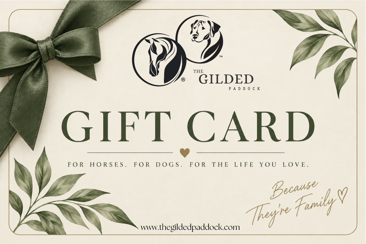 The Gilded Paddock Gift Card | Equestrian + Dog Lover Gift