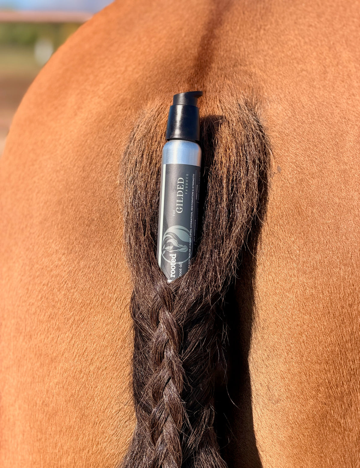 ROOTED™ MANE + TAIL GROWTH SERUM.