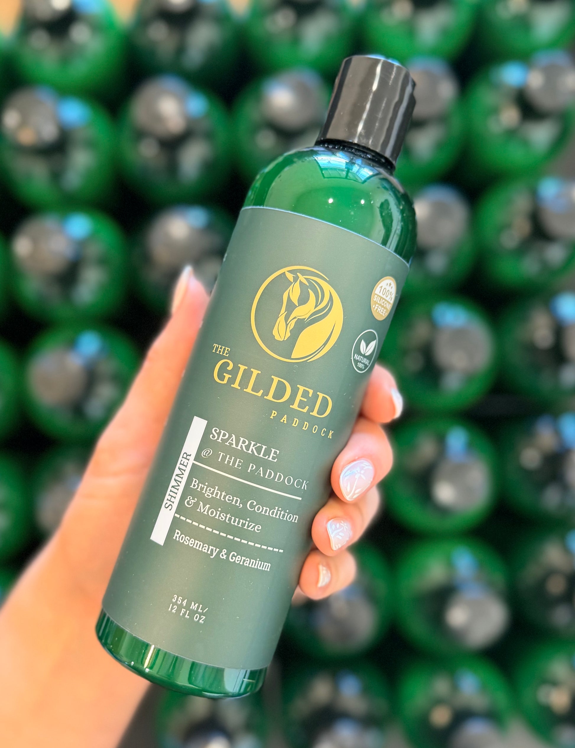 Shimmer Brightening Conditioner for Light White Horses