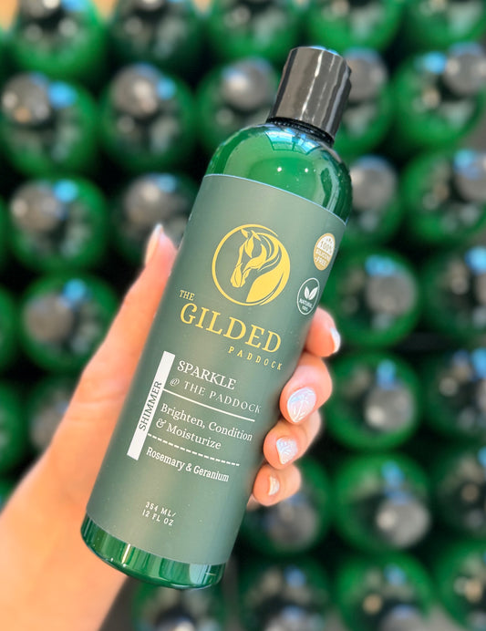 Shimmer Brightening Conditioner for Light White Horses
